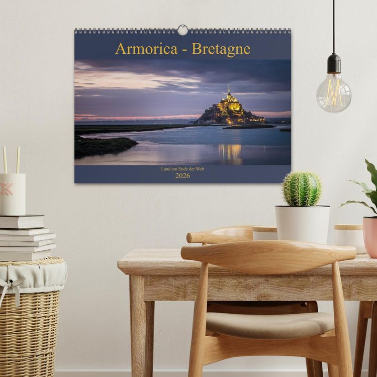 Produktbild: Armorica - Bretagne, Land am Ende der Welt (Wandkalender 2026 DIN A3 quer), CALVENDO Monatskalender