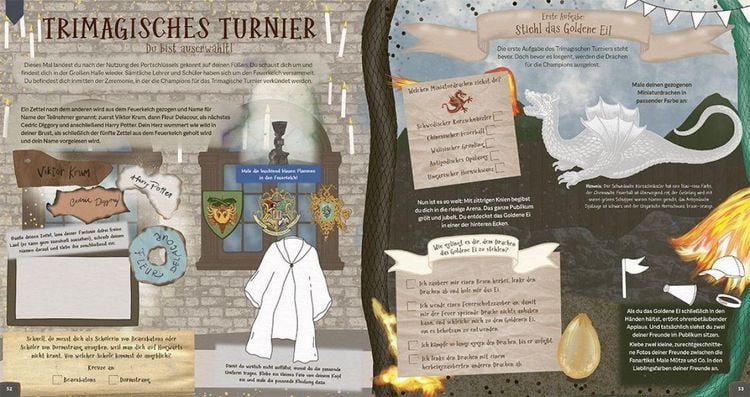 Produktbild: Das inoffizielle Harry-Potter-Mitmachbuch &ndash; Meine magischen Abenteuer