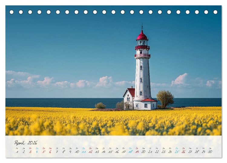 Produktbild: W&auml;chter der K&uuml;ste (Tischkalender 2026 DIN A5 quer), CALVENDO Monatskalender