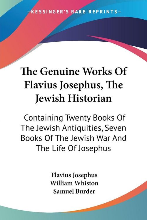 Produktbild: The Genuine Works Of Flavius Josephus, The Jewish Historian