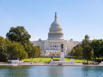 Produktbild: CALVENDO Puzzle Reflecting Pool, Grant Memorial und US-Kapitol - Washington, D.C. | 1000 Teile Lege-Gr&ouml;&szlig;e 64x48cm Foto-Puzzle f&uuml;r gl&uuml;ckliche Stunden