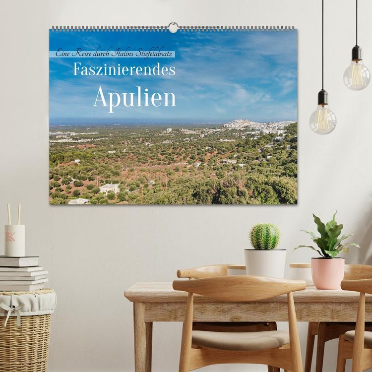 Produktbild: Faszinierendes Apulien (Wandkalender 2026 DIN A2 quer), CALVENDO Monatskalender
