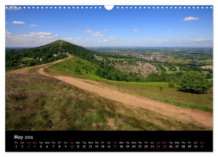 Produktbild: The Malvern Hills (Wall Calendar 2026 DIN A3 landscape), CALVENDO 12 Month Wall Calendar