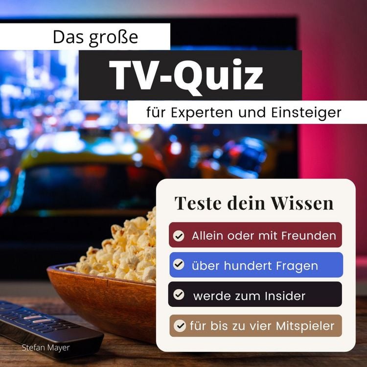 Produktbild: Das gro&szlig;e TV-Quiz f&uuml;r Experten und Einsteiger