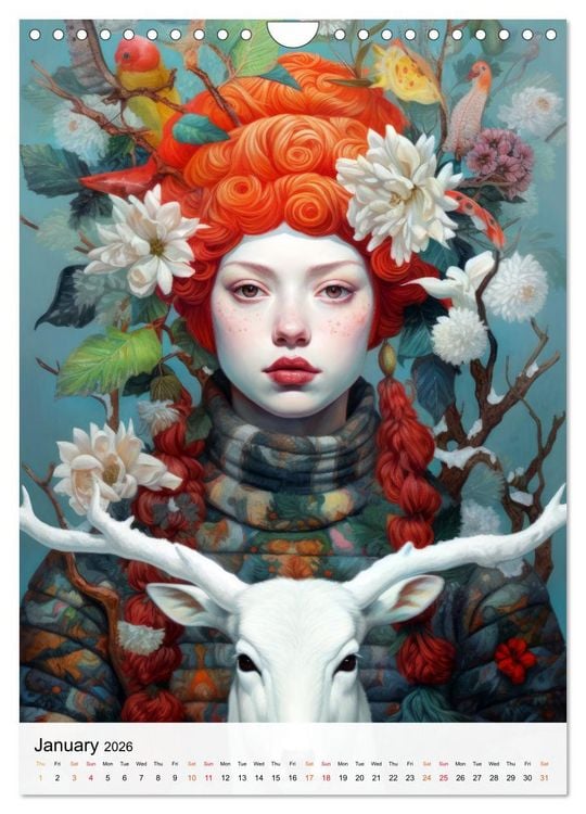 Produktbild: Femme Finesse (Wall Calendar 2026 DIN A4 portrait), CALVENDO 12 Month Wall Calendar