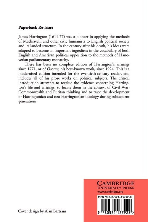 Produktbild: The Political Works of James Harrington - Part Two