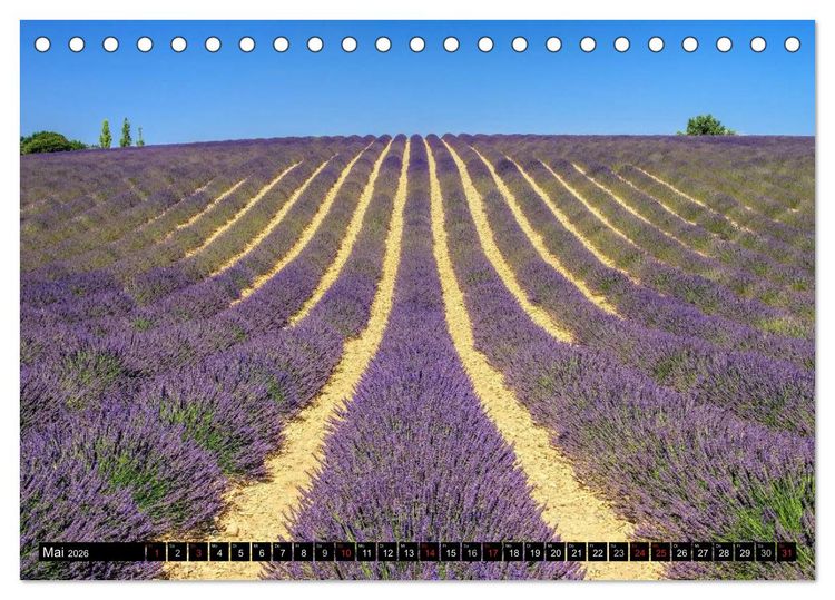 Produktbild: Verzaubernde Provence (Tischkalender 2026 DIN A5 quer), CALVENDO Monatskalender