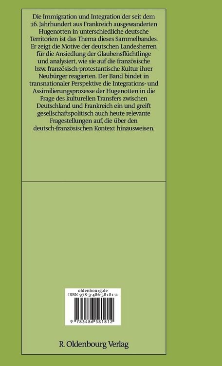 Produktbild: Hugenotten und deutsche Territorialstaaten. Immigrationspolitik und Integrationsprozesse