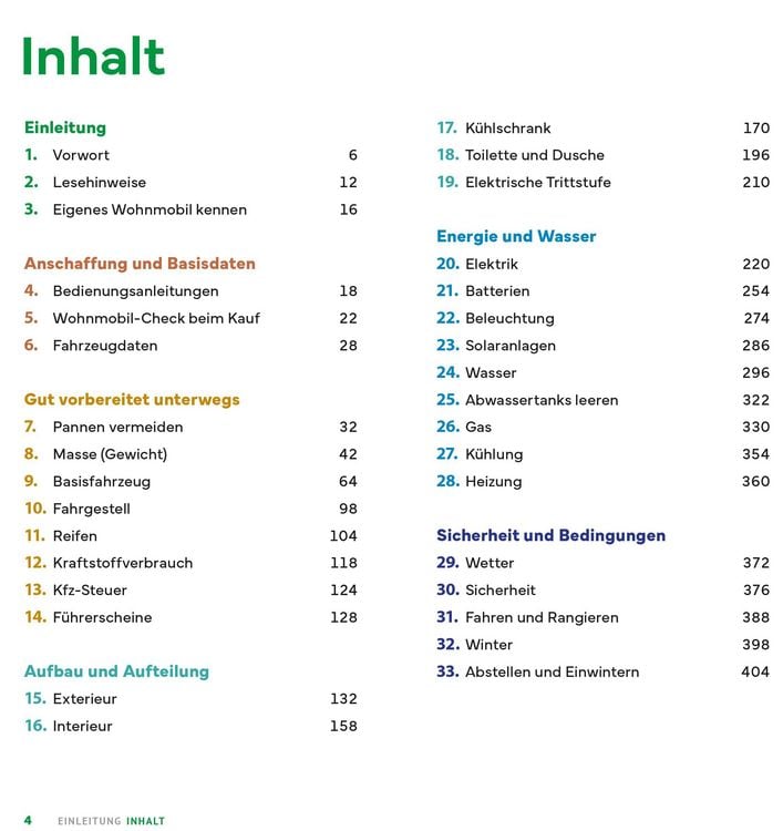 Produktbild: ACSI Wohnmobil-Handbuch