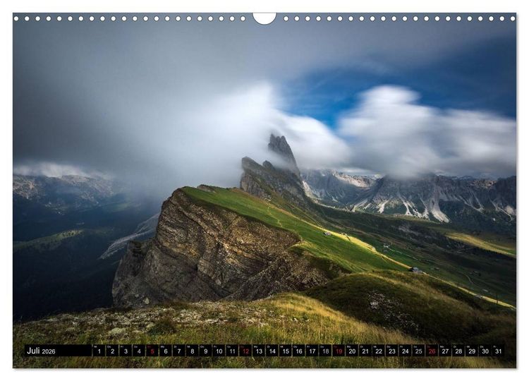 Produktbild: Dolomiten - S&uuml;dtirol (Wandkalender 2026 DIN A3 quer), CALVENDO Monatskalender