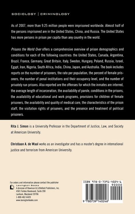Produktbild: Prisons the World Over