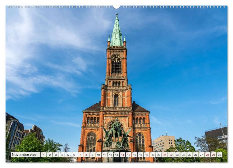Produktbild: Landeshauptstadt D&uuml;sseldorf (Wandkalender 2026 DIN A2 quer), CALVENDO Monatskalender