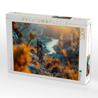 Produktbild: CALVENDO Puzzle Steiler Anstieg - m&uuml;hsam und kr&auml;ftezerrend | 1000 Teile Lege-Gr&ouml;&szlig;e 64x48cm Foto-Puzzle f&uuml;r gl&uuml;ckliche Stunden