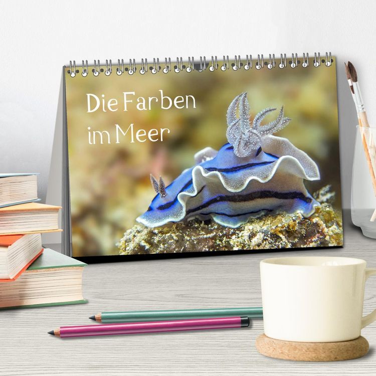 Produktbild: Die Farben im Meer (Tischkalender 2026 DIN A5 quer), CALVENDO Monatskalender