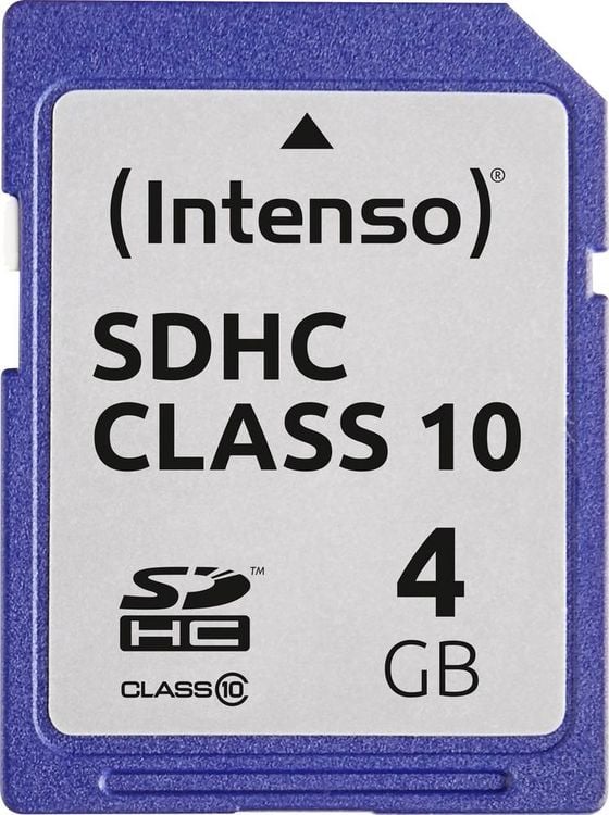 Produktbild: Intenso 3411450 SDHC-Karte 4 GB Class 10