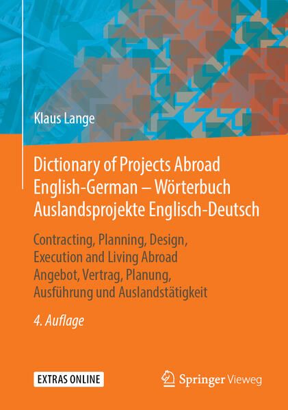 Produktbild: Dictionary of Projects Abroad English-German &ndash; W&ouml;rterbuch Auslandsprojekte Englisch-Deutsch