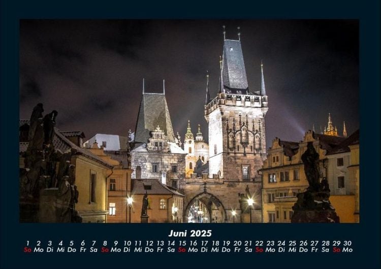 Produktbild: Prag 2025 Fotokalender DIN A4