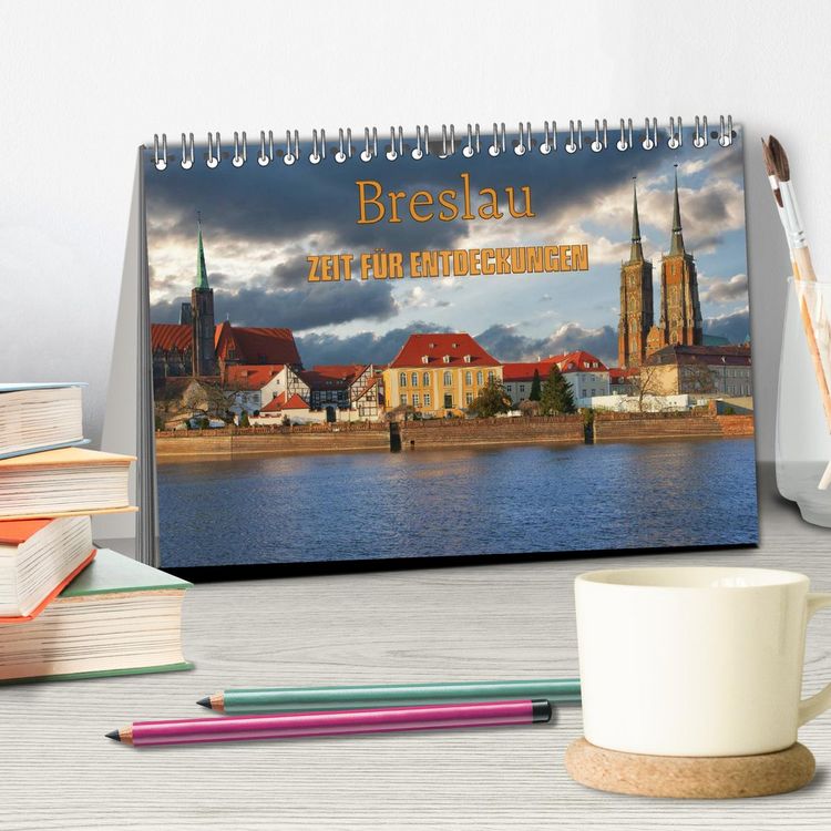 Produktbild: Breslau &ndash; Zeit f&uuml;r Entdeckungen (Tischkalender 2026 DIN A5 quer), CALVENDO Monatskalender