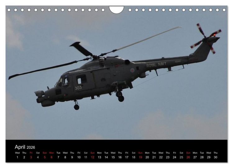 Produktbild: Military Aircraft (Wall Calendar 2026 DIN A4 landscape), CALVENDO 12 Month Wall Calendar