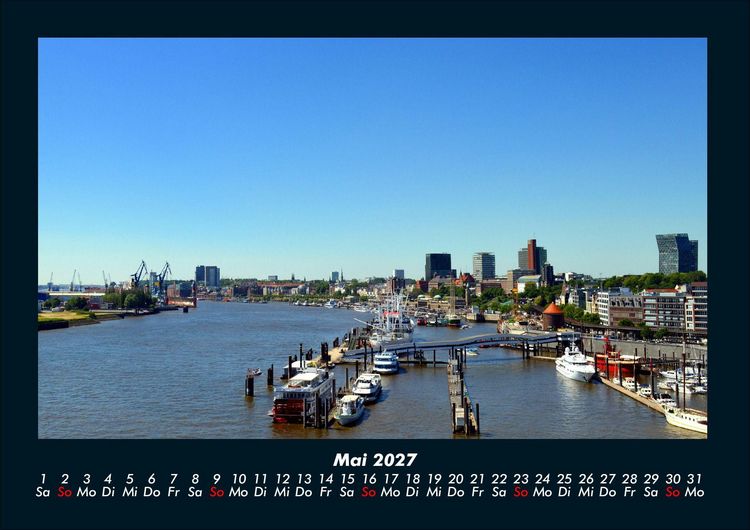 Produktbild: Hamburg 2027 Fotokalender DIN A4