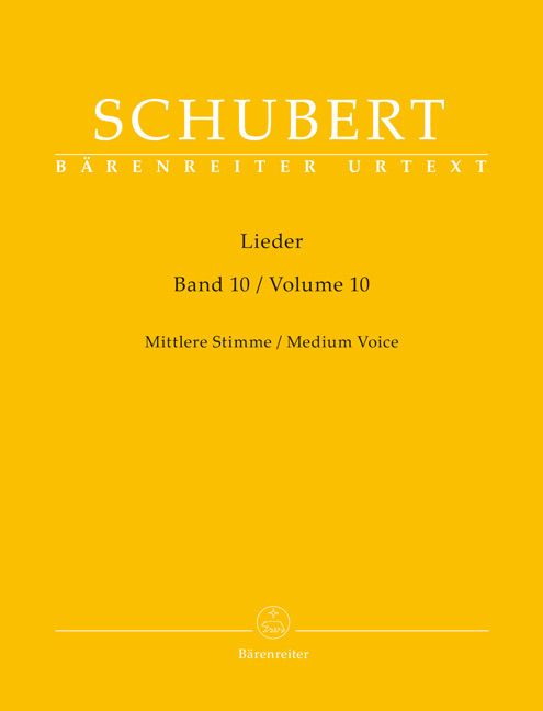 Bild vom Artikel Lieder, Band 10 für mittlere Stimme vom Autor Franz Schubert
