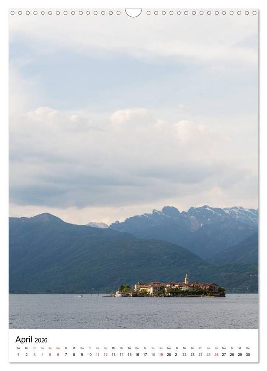 Produktbild: Lago Maggiore - Das Westufer (Wandkalender 2026 DIN A3 hoch), CALVENDO Monatskalender