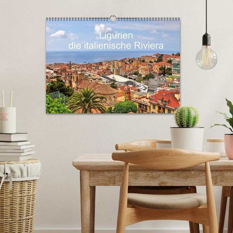 Produktbild: Ligurien - die italienische Riviera (Wandkalender 2026 DIN A3 quer), CALVENDO Monatskalender