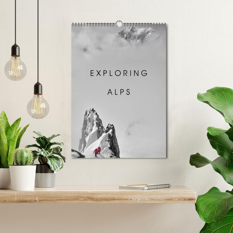 Produktbild: EXPLORING ALPS (Wall Calendar 2026 DIN A3 portrait), CALVENDO 12 Month Wall Calendar