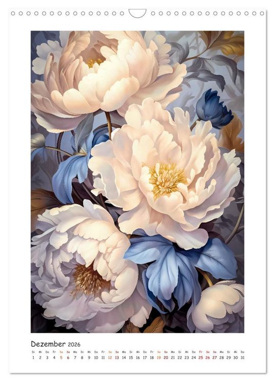 Produktbild: Blumen-Sinfonie (Wandkalender 2026 DIN A3 hoch), CALVENDO Monatskalender