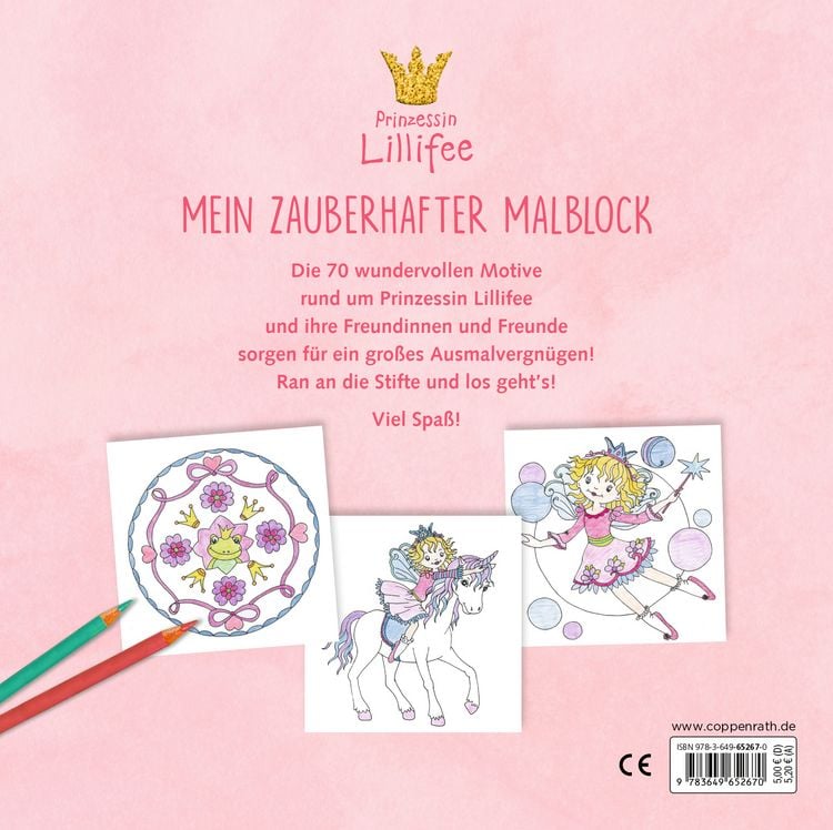 Produktbild: Mein zauberhafter Malblock (Prinzessin Lillifee)