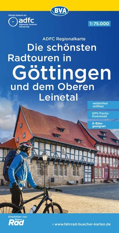 Produktbild: ADFC-Regionalkarte Die schönsten Radtouren in Göttingen und dem Oberen Leinetal