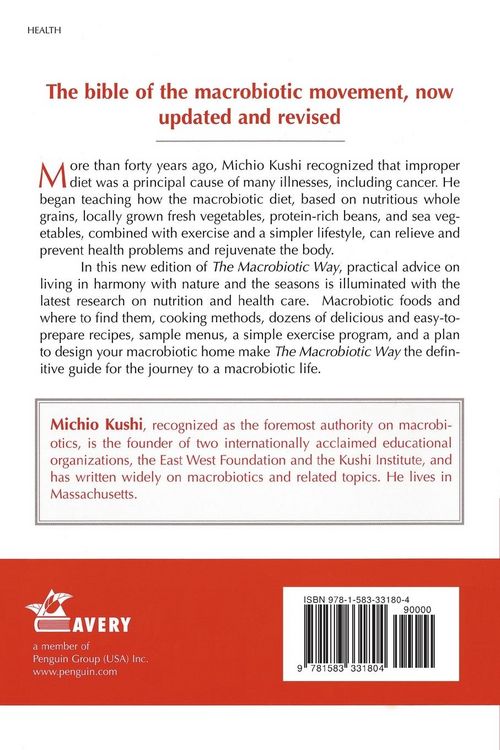Produktbild: The Macrobiotic Way