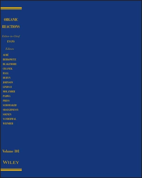 Produktbild: Organic Reactions, Volume 101