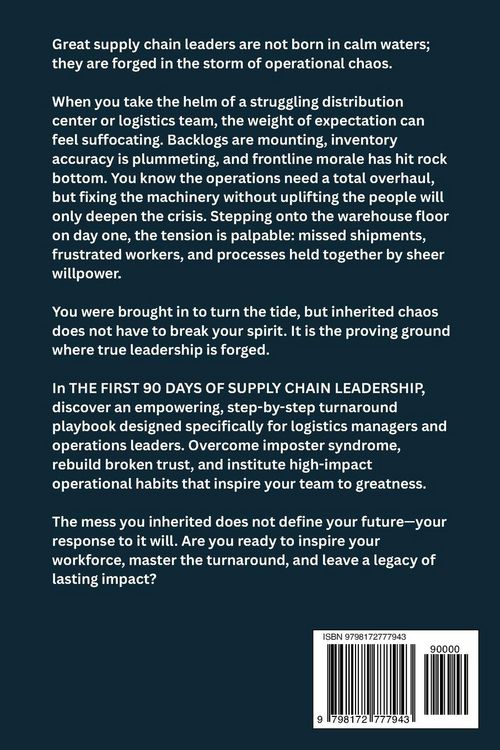 Produktbild: THE FIRST 90 DAYS OF SUPPLY CHAIN LEADERSHIP