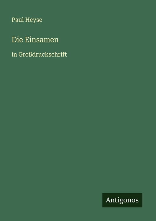 Produktbild: Die Einsamen
