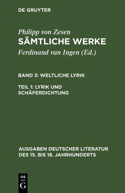 Produktbild: Lyrik und Sch&auml;ferdichtung