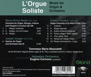 Produktbild: L'Orgue Soliste:Music For Organ & Orchestra