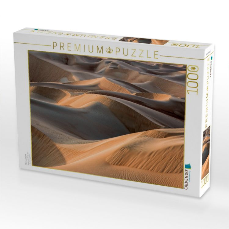 Produktbild: CALVENDO Puzzle Meer aus Sand | 1000 Teile Lege-Gr&ouml;&szlig;e 64x48cm Foto-Puzzle f&uuml;r gl&uuml;ckliche Stunden