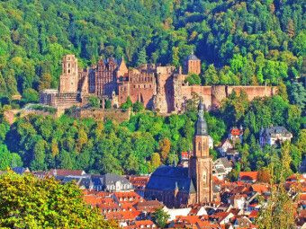 Produktbild: CALVENDO Puzzle Heidelberger Schloss, Heiliggeistkirche | 1000 Teile Lege-Gr&ouml;&szlig;e 64x48cm Foto-Puzzle f&uuml;r gl&uuml;ckliche Stunden