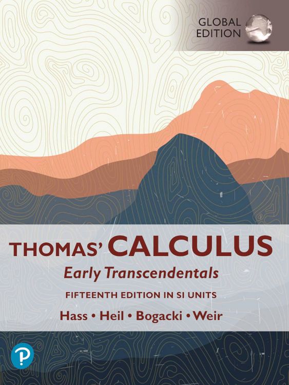 Produktbild: Thomas' Calculus: Early Transcendentals, eBook, SI Units