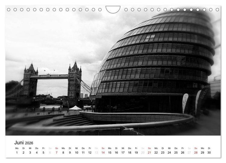 Produktbild: London (Wandkalender 2026 DIN A4 quer), CALVENDO Monatskalender