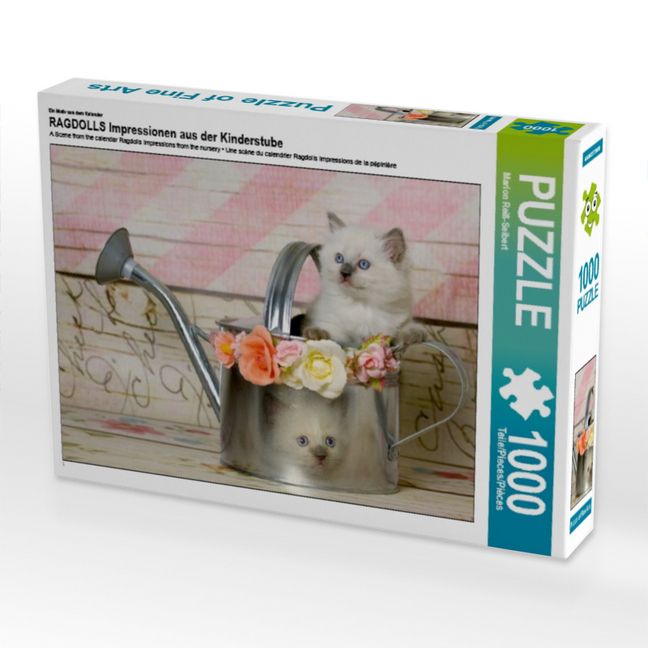 Produktbild: CALVENDO Puzzle Ein Motiv aus dem Kalender RAGDOLLS Impressionen aus der Kinderstube | 1000 Teile Lege-Gr&ouml;&szlig;e 64x48cm Foto-Puzzle f&uuml;r gl&uuml;ckliche Stunden