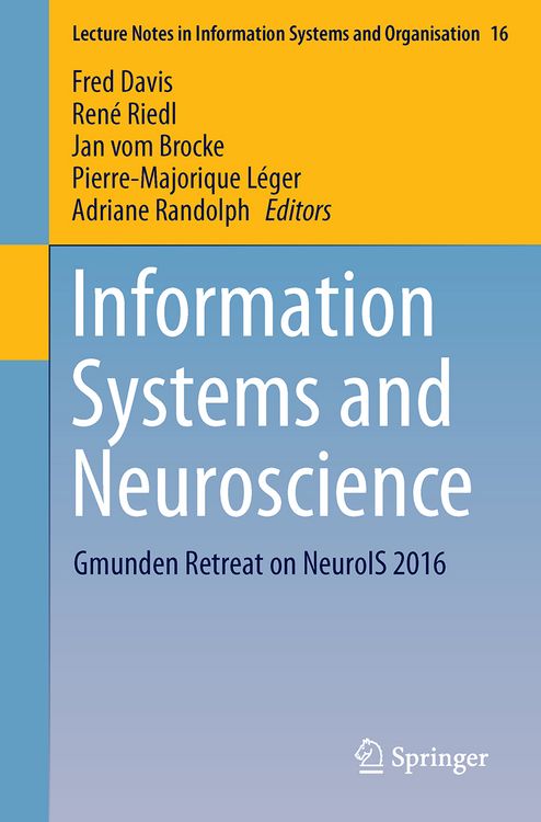 Produktbild: Information Systems and Neuroscience
