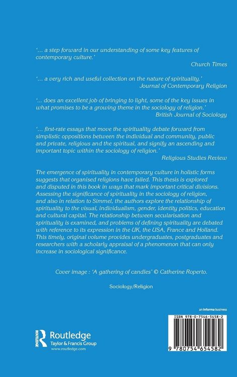 Produktbild: A Sociology of Spirituality
