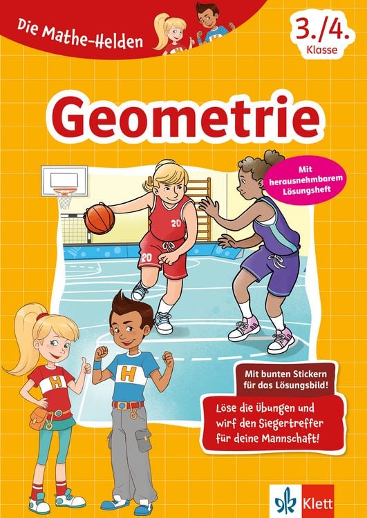 Produktbild: Klett Die Mathe-Helden: Geometrie 3./4. Klasse