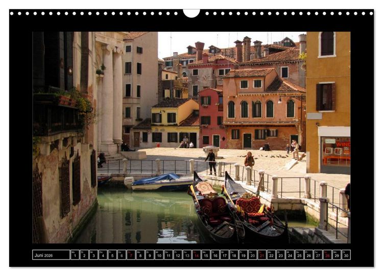 Produktbild: Romantisches Fernweh - Venedig (Wandkalender 2026 DIN A3 quer), CALVENDO Monatskalender