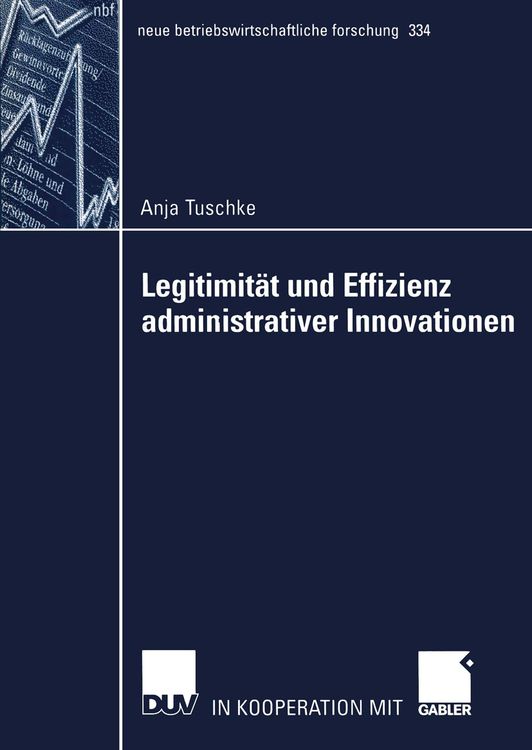 Produktbild: Legitimit&auml;t und Effizienz administrativer Innovationen