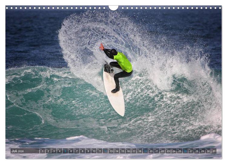 Produktbild: Faszination Surfen (Wandkalender 2026 DIN A3 quer), CALVENDO Monatskalender