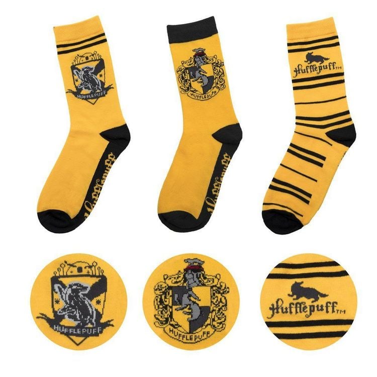 Produktbild: HP Socken Hufflepuff 3er
