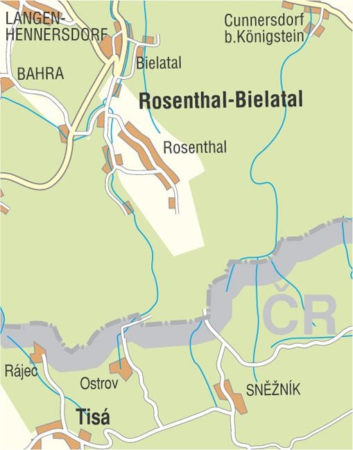 Produktbild: Rosenthal-Bielatal und Umgebung